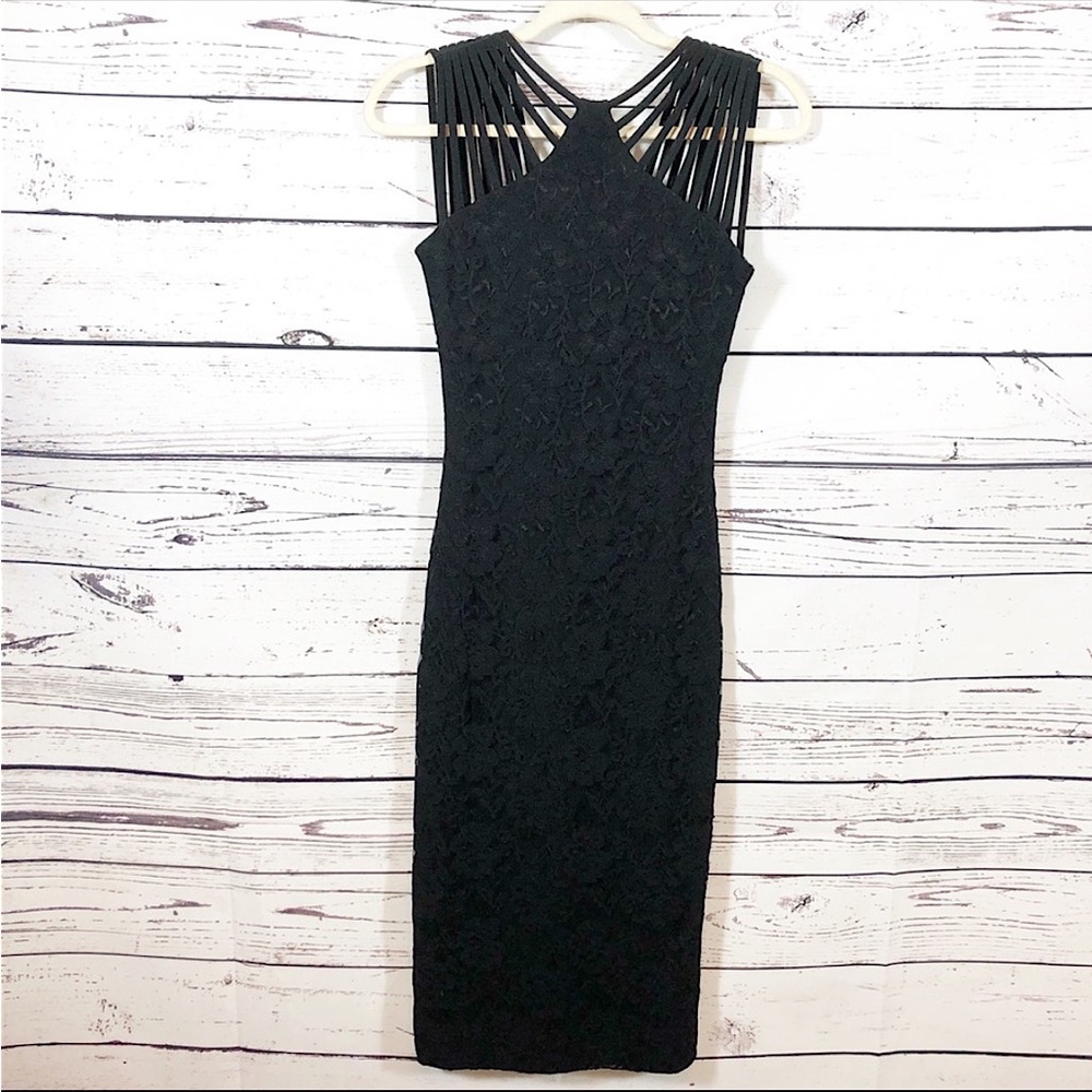 Dress the population gwen midi dress